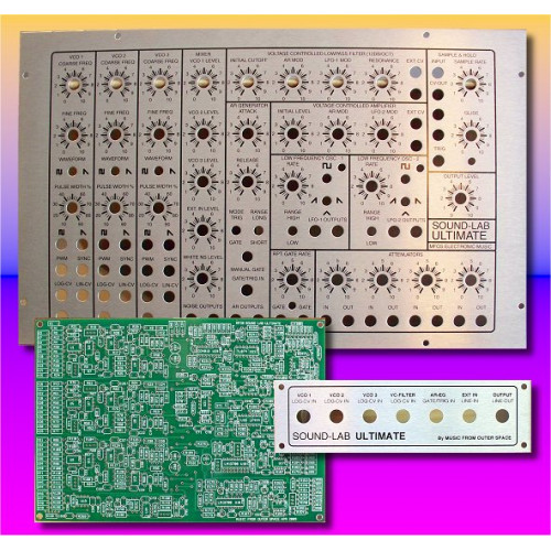 MFOS Sound Lab ULTIMATE - PCB and Two Faceplates Set